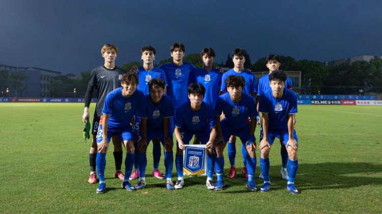 中青赛男子U20组第13轮:上海申花6-1天津津门虎